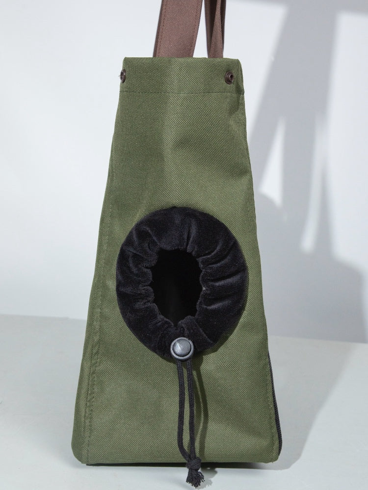 Color-Block Single-Shoulder Pet Carrier
